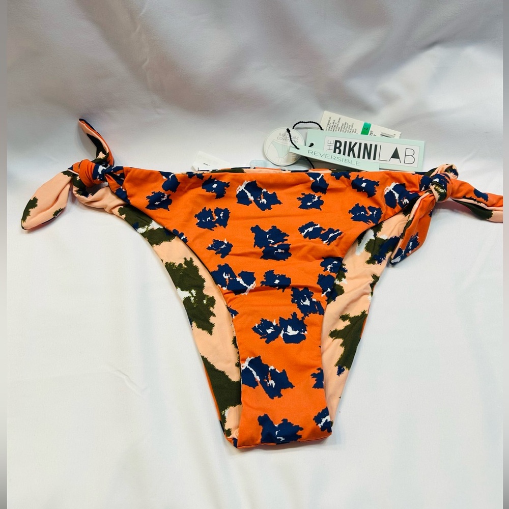 Bikini Lab Reversible Bikini Bottom.    New With Tags